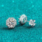 *APP EXCLUSIVE* 2 Carat Moissanite 925 Sterling Silver Stud Earrings