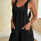 Scoop Neck Romper with Pockets