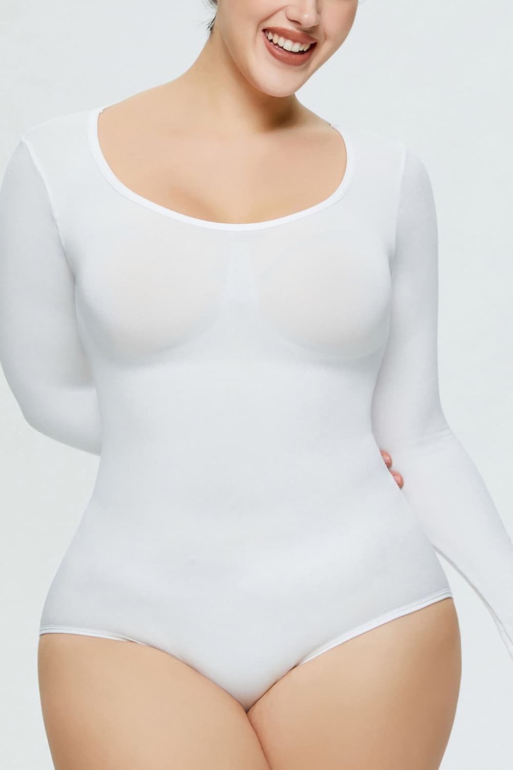 *APP EXCLUSIVE* Full Size Long Sleeve Shaping Bodysuit