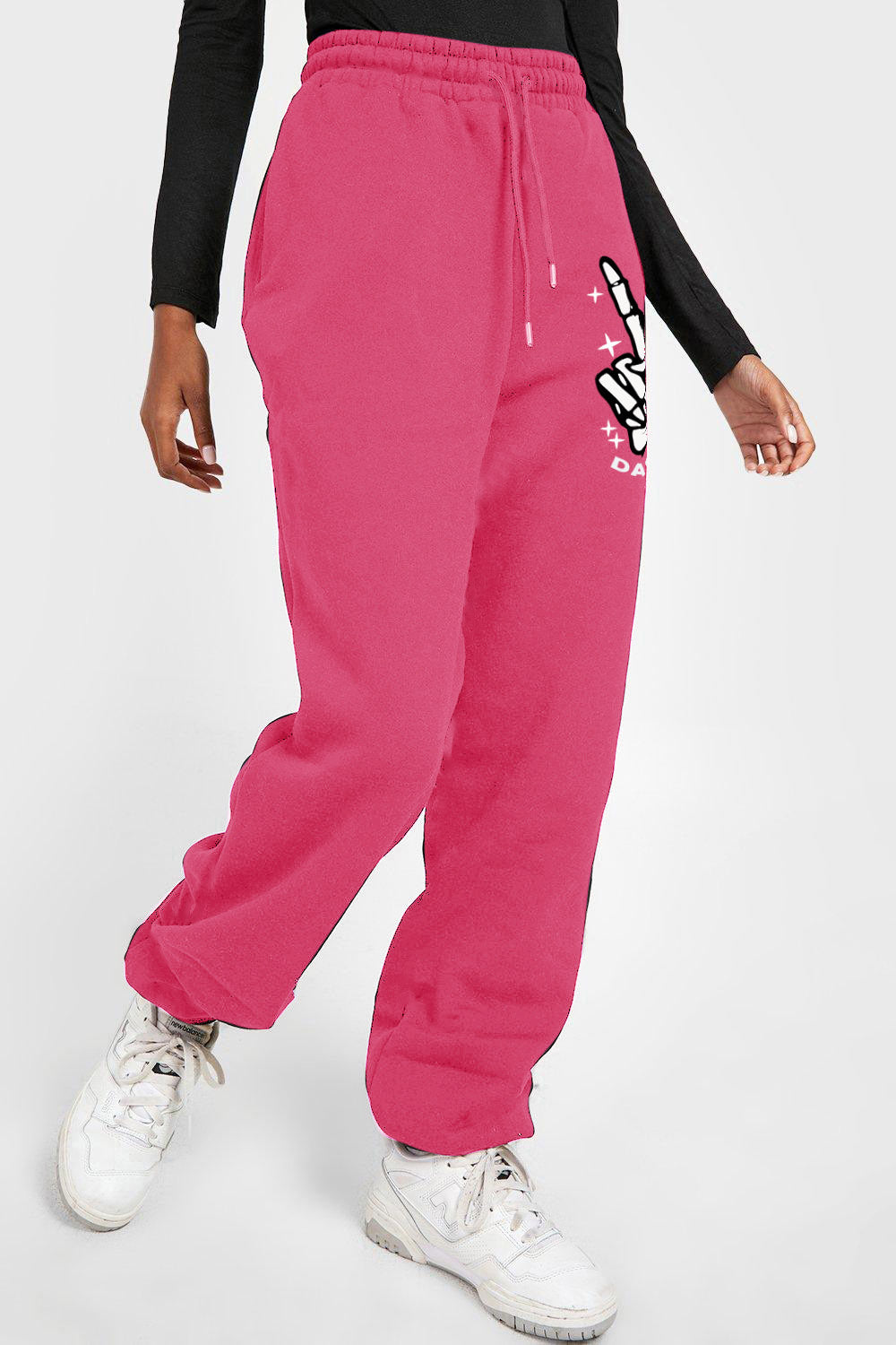 *APP EXCLUSIVE* DAY YOU DESERVE Graphic Long Sweatpants