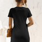 *APP EXCLUSIVE* Cuffed Sleeve Side Tie Dress