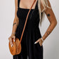 *APP EXCLUSIVE* Smocked Square Neck Wide Leg Jumpsuit with Pockets