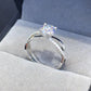 *APP EXCLUSIVE* 2 Carat Moissanite Crisscross 925 Sterling Silver Ring