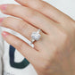 *APP EXCLUSIVE* 1 Carat Moissanite Geometric 925 Sterling Silver Ring