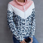 *APP EXCLUSIVE* Leopard Colorblock Drawstring Sweatshirt