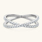 * APP EXCLUSIVE* Moissanite 925 Sterling Silver Infinity Ring