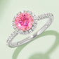 *APP EXCLUSIVE* 1 Carat Moissanite 925 Sterling Silver Halo Ring