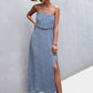 *APP EXCLUSIVE* Strapless Split Maxi Dress
