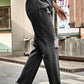 * APP EXCLUSIVE* Distresssed Buttoned Loose Fit Jeans