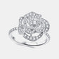 *APP EXCLUSIVE* 3.4 Carat Moissanite Flower Shape Ring