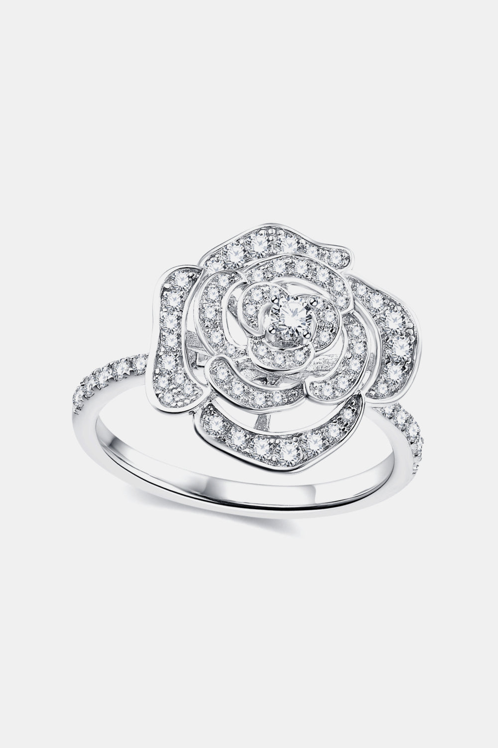 *APP EXCLUSIVE* 3.4 Carat Moissanite Flower Shape Ring