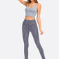 *APP EXCLUSIVE* Deep Vneck Crop Sports Bra