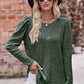 *APP EXCLUSIVE* Puff Sleeve Ribbed Top