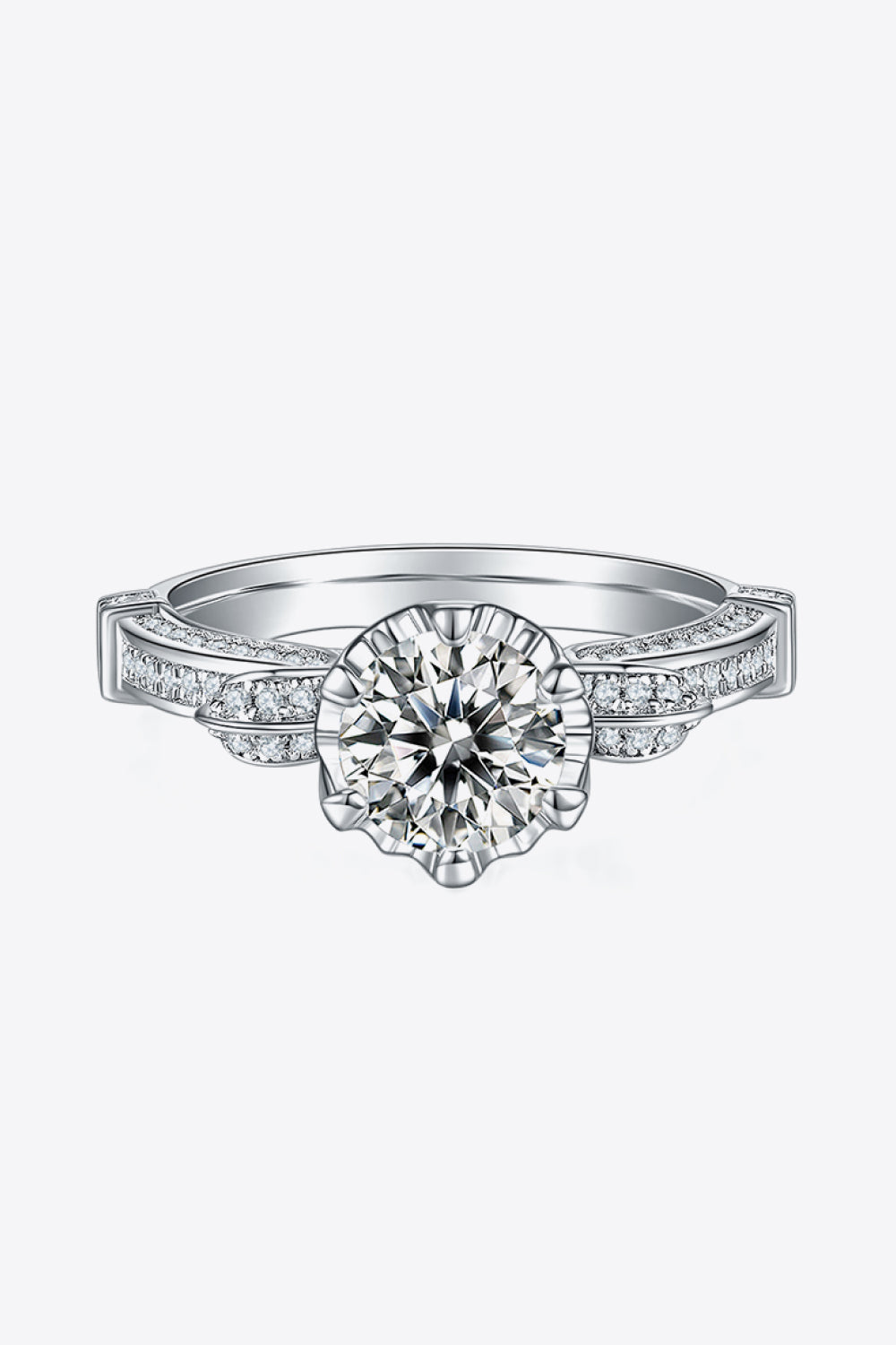 *APP EXCLUSIVE* 1 Carat Moissanite 925 Sterling Silver Ring