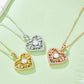 *APP EXCLUSIVE* Moissanite 925 Sterling Silver Heart Shape Necklace