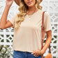*APP EXCLUSIVE* Round Neck Cuffed Short Sleeve Tee
