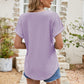 * APP EXCLUSIVE* Eyelet Short Sleeve Top