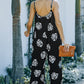 *APP EXCLUSIVE* Botanical Print Spaghetti Strap Cropped Jumpsuit