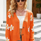 *App Exclusive* Floral Ribbed Cardigan
