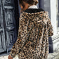 Leopard Zip-Up Hooded Jacket