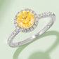 *APP EXCLUSIVE* 1 Carat Moissanite 925 Sterling Silver Halo Ring