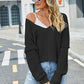 Vneck Long Sleeve Sweater