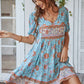 *APP EXCLUSIVE* Tie Neck Short Sleeve Mini Dress