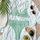 *APP EXCLUSIVE* Spaghetti Strap Ribbed Bikini