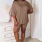 *APP EXCLUSIVE*x Soft Rayon Three-Quarter Sleeve Top and Shorts Set
