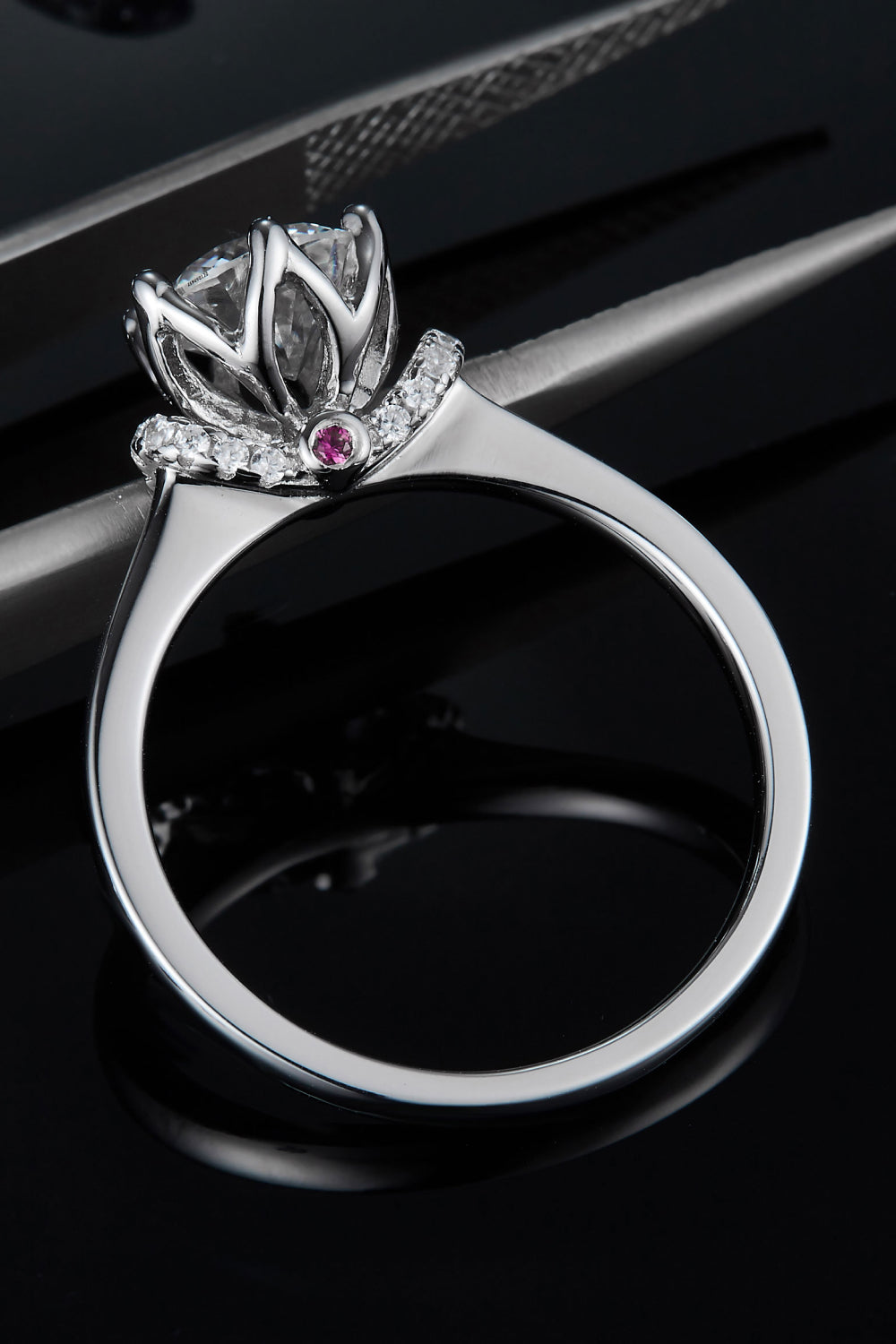 *APP EXCLUSIVE* 1.11 Carat Moissanite 925 Sterling Silver Ring
