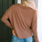 *APP EXCLUSIVE* Lapel Collar Dropped Shoulder Blouse