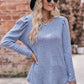 *APP EXCLUSIVE* Puff Sleeve Ribbed Top