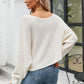 *App Exclusive* Boat Neck Cold Soulder Sweater
