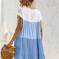 *APP EXCLUSIVE* Colorblock Tiered Babydoll Dress