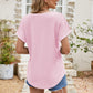 * APP EXCLUSIVE* Eyelet Short Sleeve Top