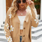 *App Exclusive* Floral Ribbed Cardigan