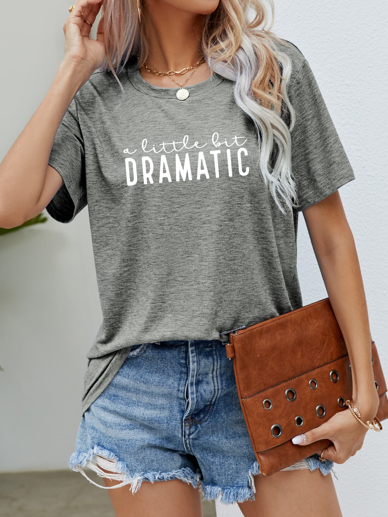 * APP EXCLUSIVE* A LITTLE BIT DRAMATIC Graphic Tee