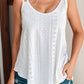 *APP EXCLUSIVE* Eyelet Scoop Neck Cami