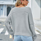 Vneck Long Sleeve Sweater
