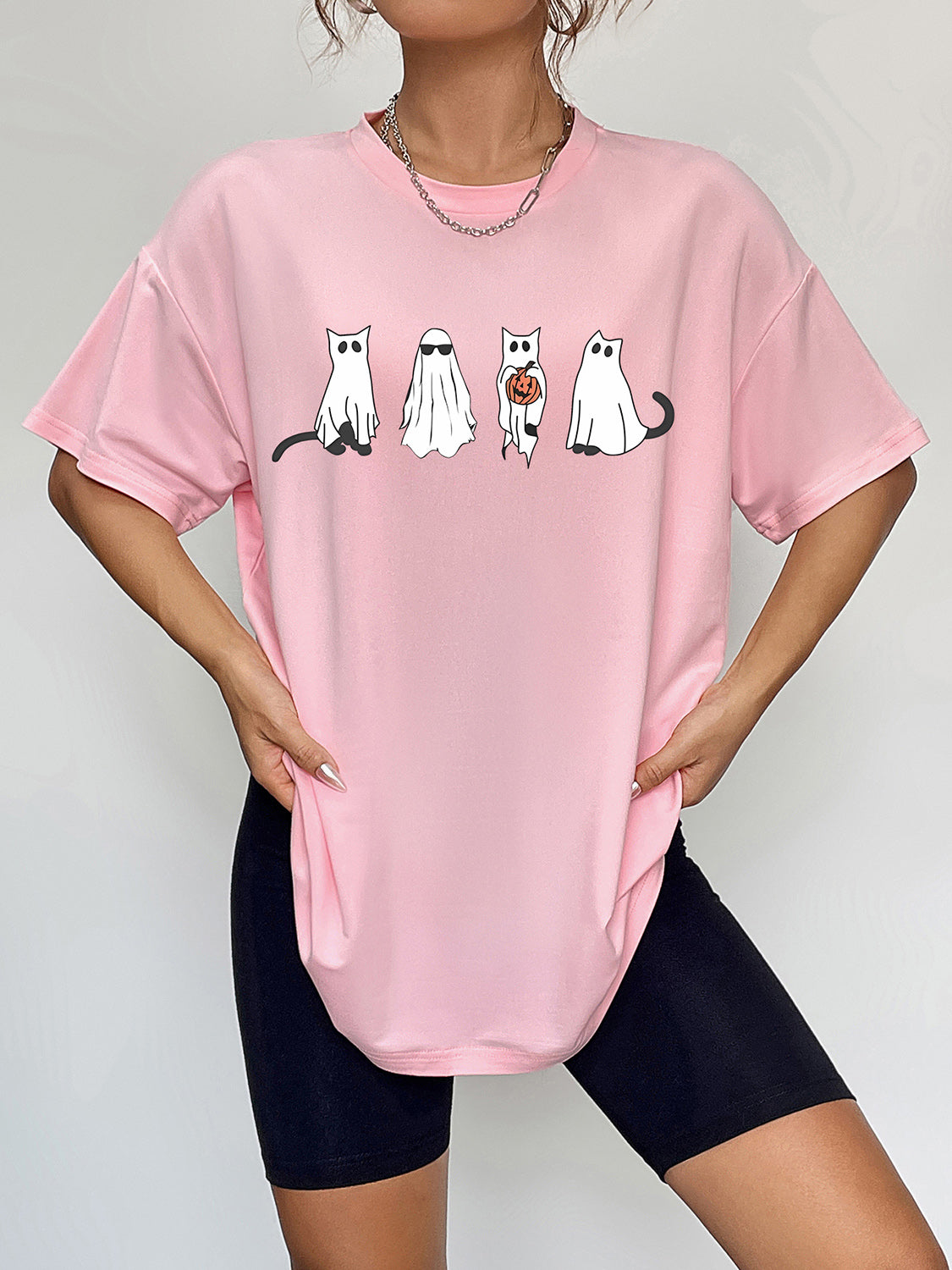 *APP EXCLUSIVE*BOO SHEET Ghost Graphic T-Shirt