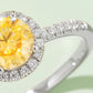 *APP EXCLUSIVE* 1 Carat Moissanite 925 Sterling Silver Halo Ring