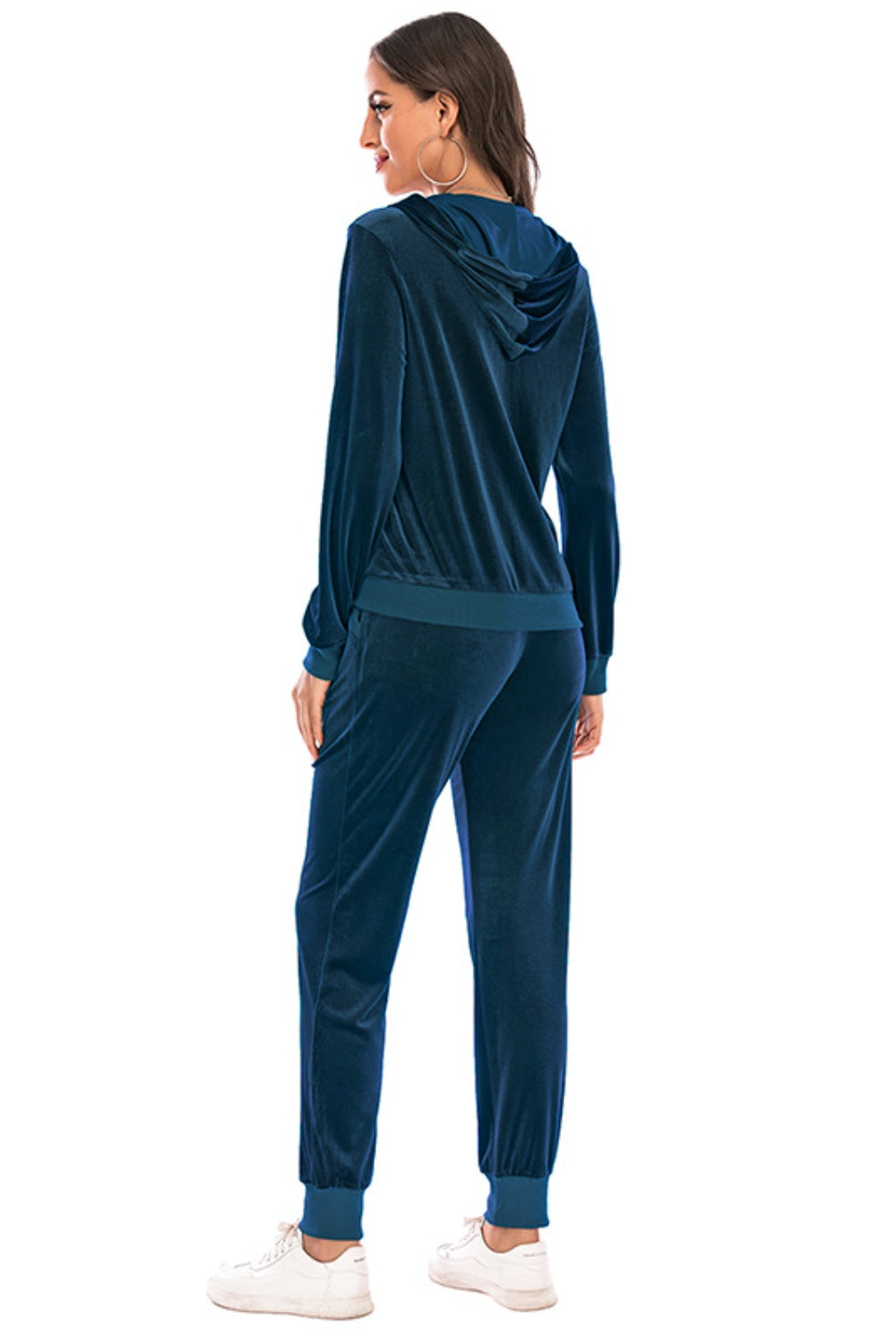 *APP EXCLUSIVE* Zip-Up Hooded Jacket and Pants Set