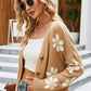 *App Exclusive* Floral Ribbed Cardigan