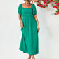 *APP EXCLUSIVE* Off-Shoulder Balloon Sleeve Midi Dress