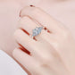 *APP EXCLUSIVE* 3 Carat Moissanite 925 Sterling Silver Rhodium-Plated Ring