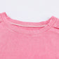 *APP EXCLUSIVE* Round Neck Top with Pocket