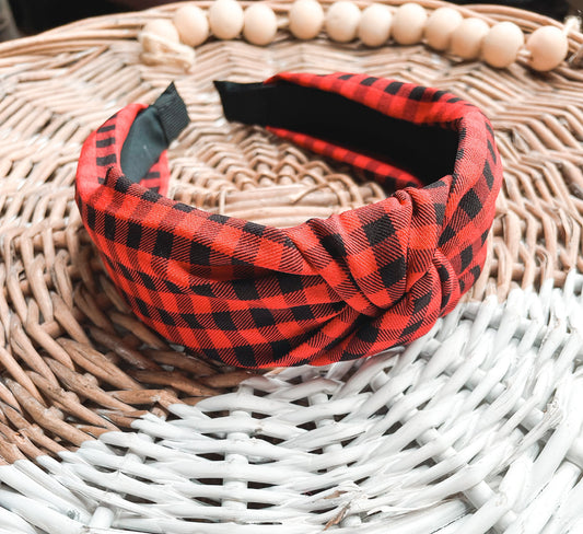 Basic Plaid Headband
