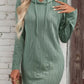 *APP EXCLUSIVE* Drawstring Hooded Sweater Dress