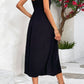 *APP EXCLUSIVE* Spaghetti Strap Scoop Neck Midi Dress