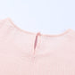 *APP EXCLUSIVE* Textured Flutter Sleeve Keyhole Blouse